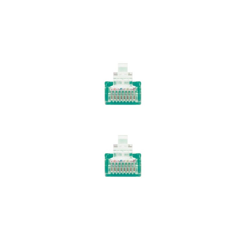 Nanocable Cable Red Latiguillo RJ45 CAT.6 UTP AWG24, Verde, 30 cm