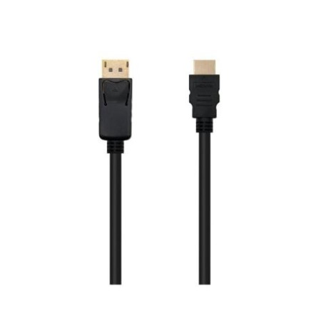 NANOCABLE CABLE CONVERSOR DP A HDMI, DP/M-HDMI/M NEGRO 10 M