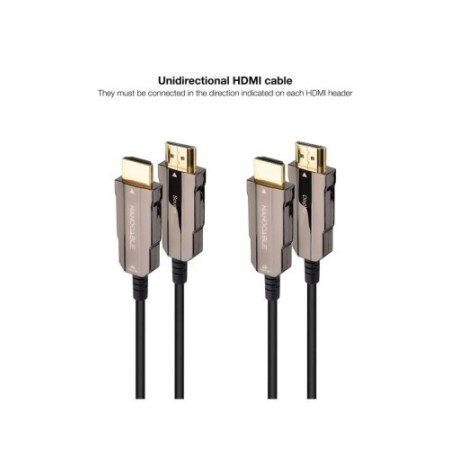 NANOCABLE CABLE HDMI V2.0 AOC 4K@60HZ 18Gbps NEGRO 20 M