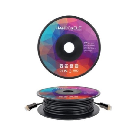 NANOCABLE CABLE HDMI V2.1 AOC 8K@60HZ 4K@120HZ 48Gbps 50 M