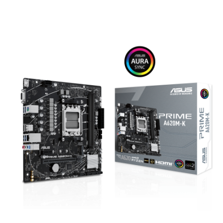 ASUS PRIME A620M-K AMD A620 Zócalo AM5 micro ATX