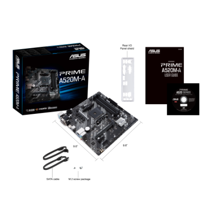 ASUS PRIME A520M-A II/CSM AMD A520 Zócalo AM4 micro ATX
