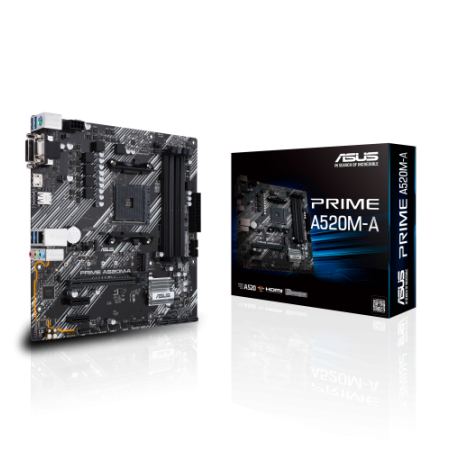 ASUS PRIME A520M-A II/CSM AMD A520 Zócalo AM4 micro ATX