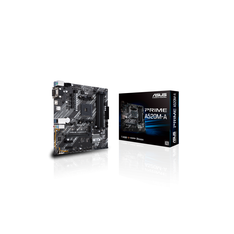 ASUS PRIME A520M-A II/CSM AMD A520 Zócalo AM4 micro ATX