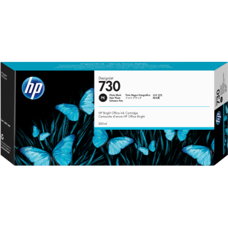 HP 730 TINTA NEGRO FOTO 300ML (P2V73A)