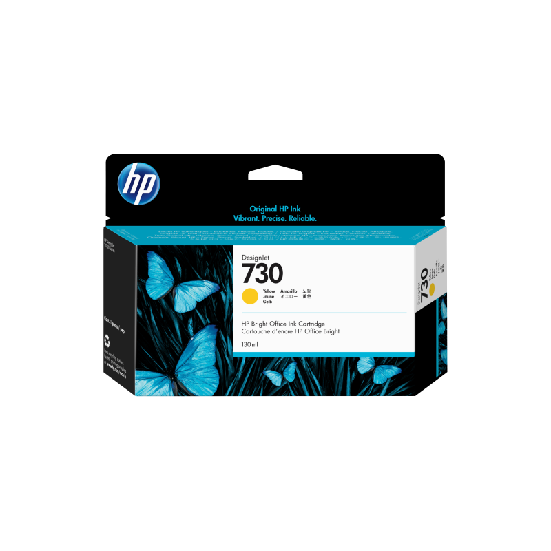 HP Cartucho de tinta DesignJet 730 amarillo de 130 ml