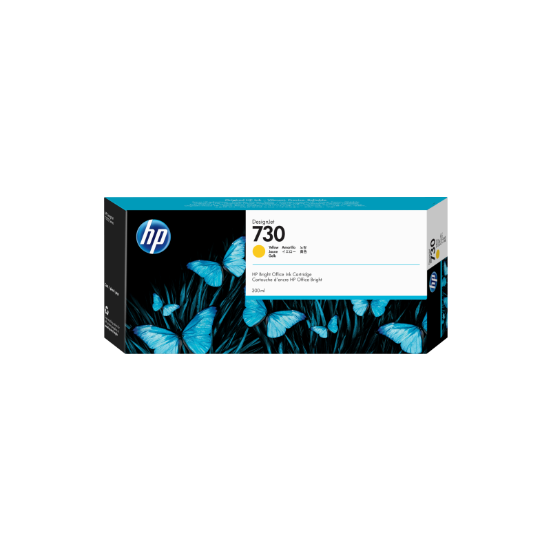 HP Cartucho de tinta DesignJet 730 amarillo de 300 ml