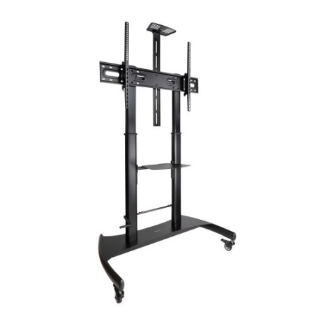 TooQ Ares Soporte de Suelo con Ruedas con Regulación de Altura para Pantallas 60″-100″