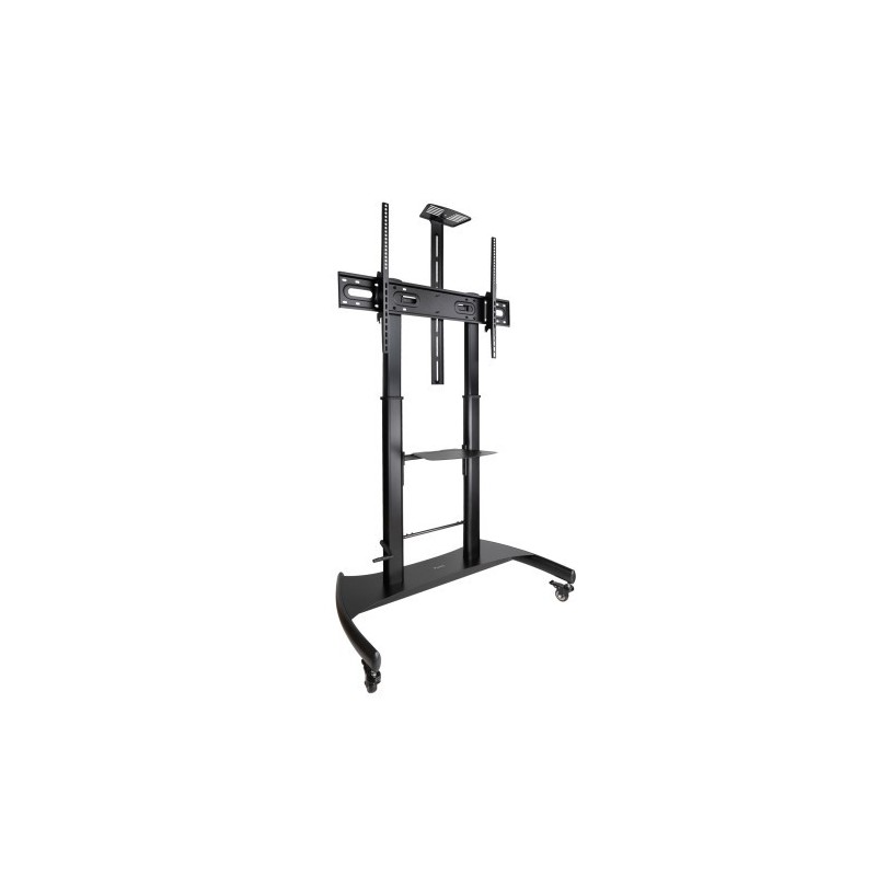 TooQ Ares Soporte de Suelo con Ruedas con Regulación de Altura para Pantallas 60″-100″