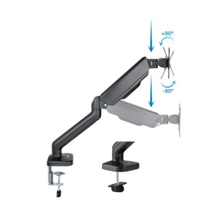 TooQ Soporte de Mesa para Pantalla 17″-32″, Negro