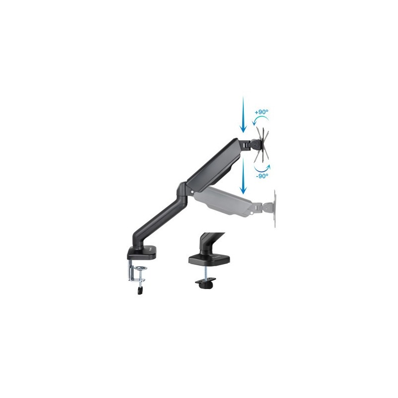 TooQ Soporte de Mesa para Pantalla 17″-32″, Negro