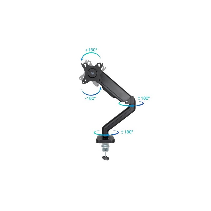 TooQ Soporte de Mesa para Pantalla 17″-32″, Negro