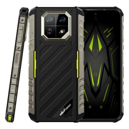 ULEFONE SMARTPHONE ARMOR 22 GREEN 4G/ 6.58″ HD/ HELIO G96/128GB ROM/8GB RAM/8MP/6600MAH/IP68