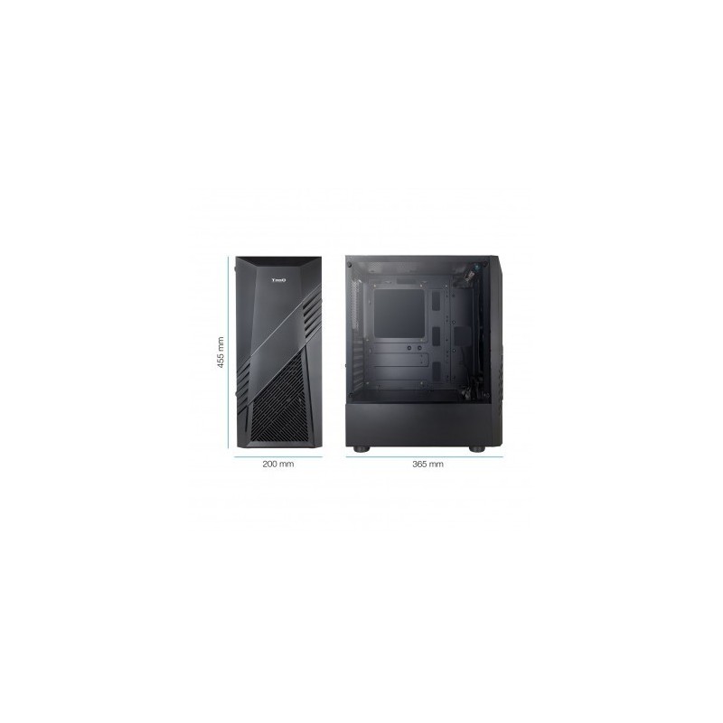 TOOQ CAJA SEMITORRE GAMING TQGCC102-B BIOHAZARD NEGRA