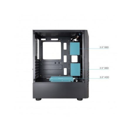 TOOQ CAJA SEMITORRE GAMING TQGCC102-B BIOHAZARD NEGRA