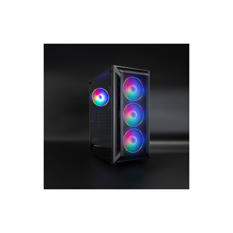 TooQ Caja Semitorre Gaming Ragnärok, Negra