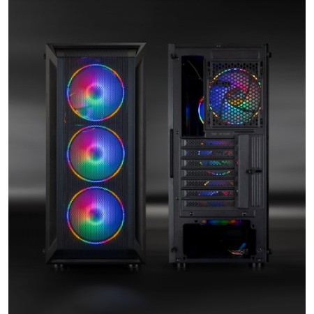 TooQ Caja Semitorre Gaming Ragnärok, Negra