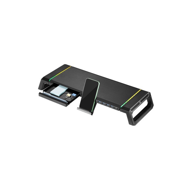 Ewent EW1268 soporte para monitor Negro Escritorio