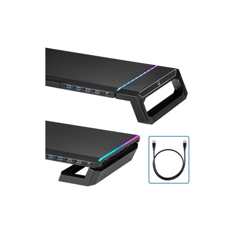 Ewent EW1268 soporte para monitor Negro Escritorio
