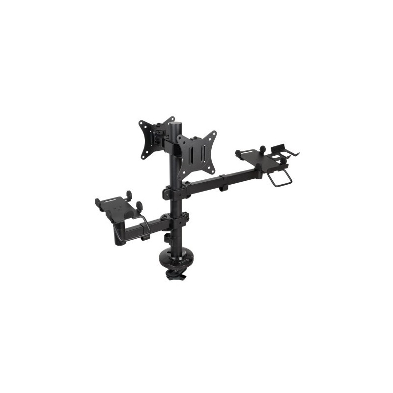 TOOQ SOPORTE MESA PARA TPV/IMPRESORA/PANTALLAS/TERMINAL NEGRO (TQPM0002)