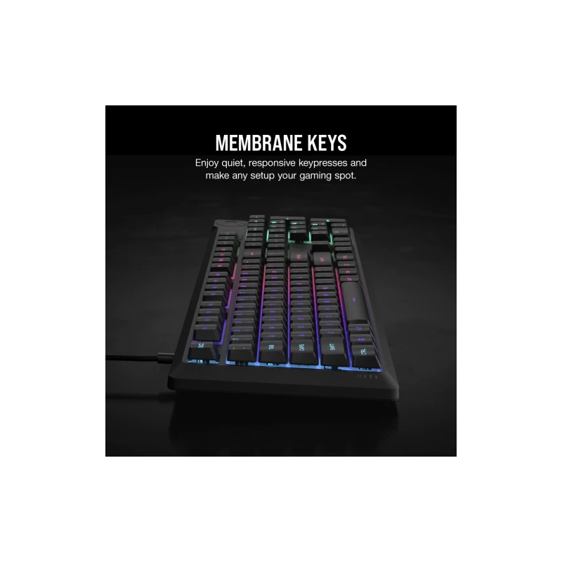 TECLADO CORSAIR K55 CORE NEGRO CH-9226C65-ES