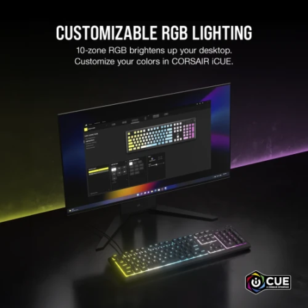 TECLADO CORSAIR K55 CORE NEGRO CH-9226C65-ES