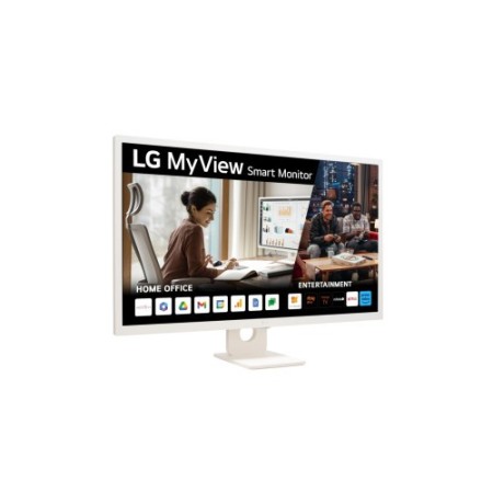 LG MONITOR (32SR50F-W) SMART MONITOR 32″ WEBOS 23. PANEL IPS (NORMAL): 1920X1080, SRGB 99%, 250NITS, 3000:1, DIAG. 80CM, HDR10. 