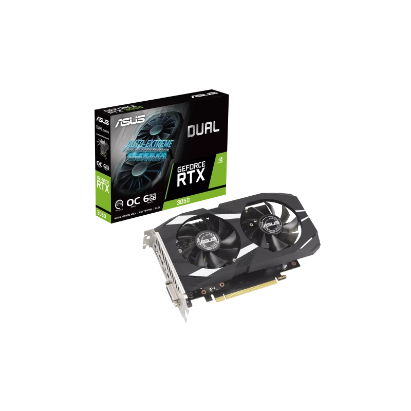 ASUS Dual -RTX3050-O6G NVIDIA GeForce RTX 3050 6 GB GDDR6
