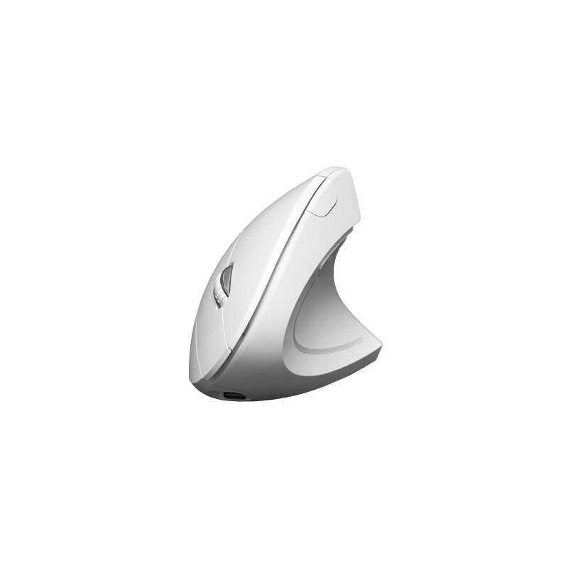 SUBBLIM Ratón GLIDE VERTICAL ERGO DUAL MOUSE BATTERY WHITE