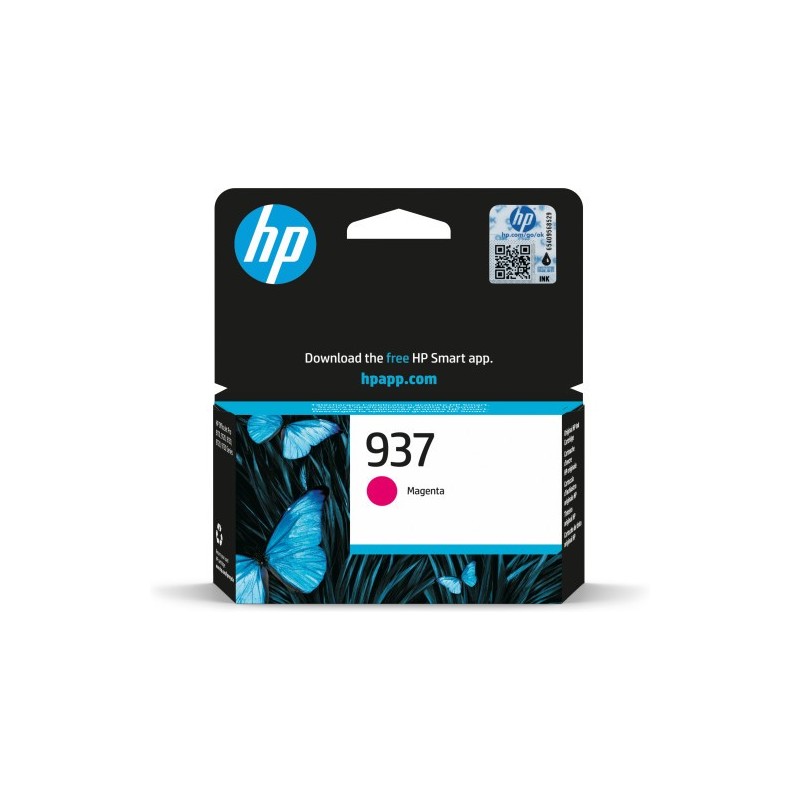 HP Cartucho de Tinta Original 937 magenta