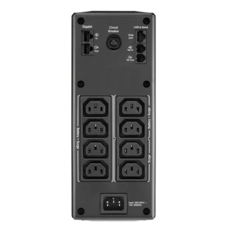 APC BR1600MI sistema de alimentación ininterrumpida (UPS) Línea interactiva 1,6 kVA 960 W 8 salidas AC