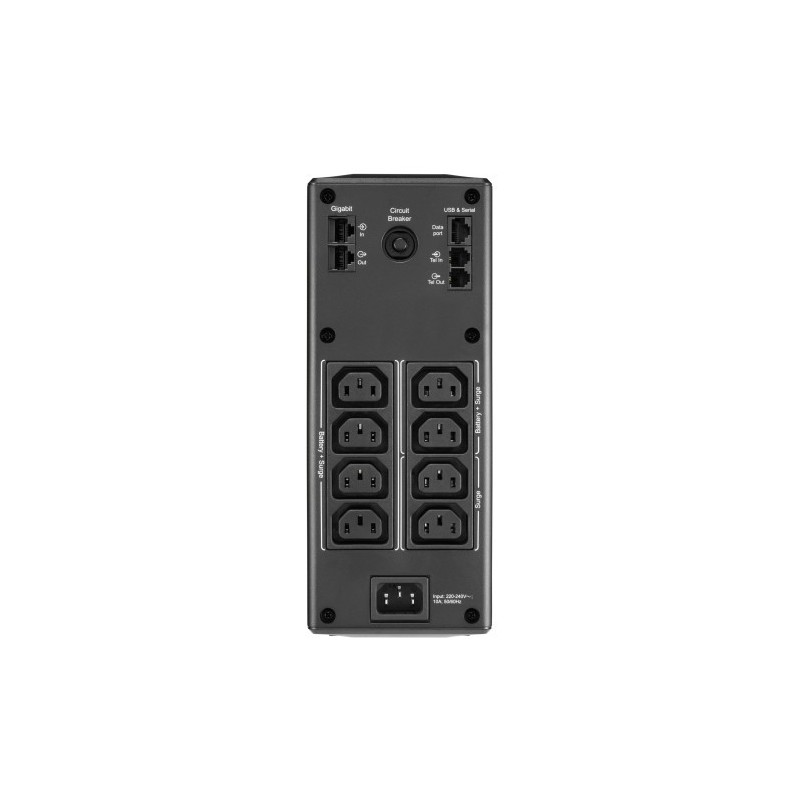 APC BR1600MI sistema de alimentación ininterrumpida (UPS) Línea interactiva 1,6 kVA 960 W 8 salidas AC