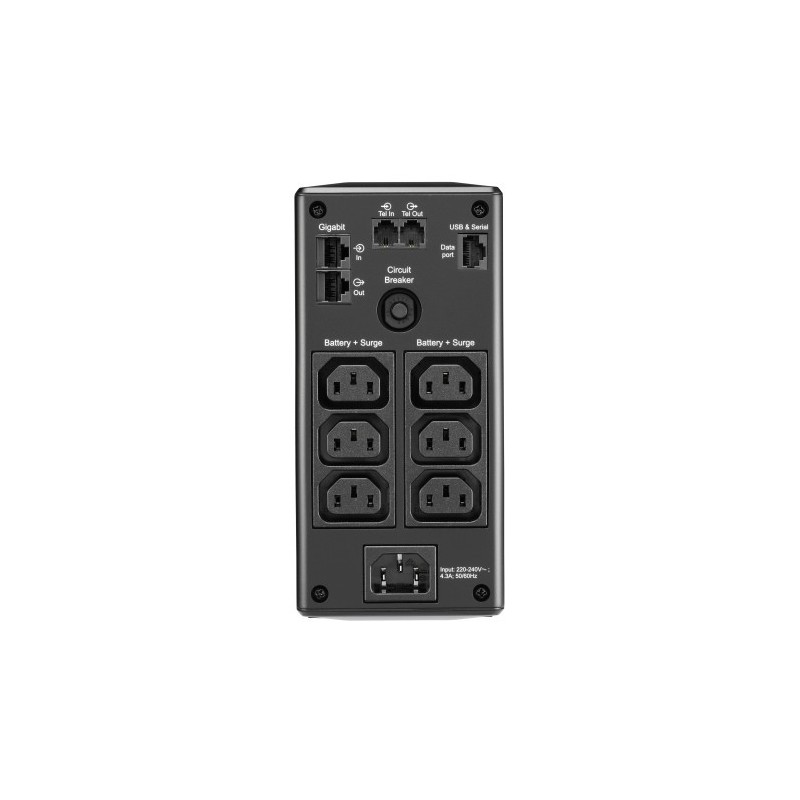 APC BR900MI sistema de alimentación ininterrumpida (UPS) Línea interactiva 0,9 kVA 540 W 6 salidas AC