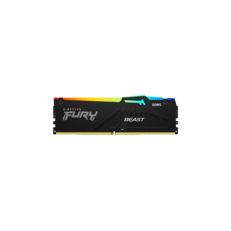 MEMORIA KINGSTON 64GB KIT2 6000MT/S DDR5 CL30 FURY BEAST RGB EXPO - KF560C30BBEAK2-64