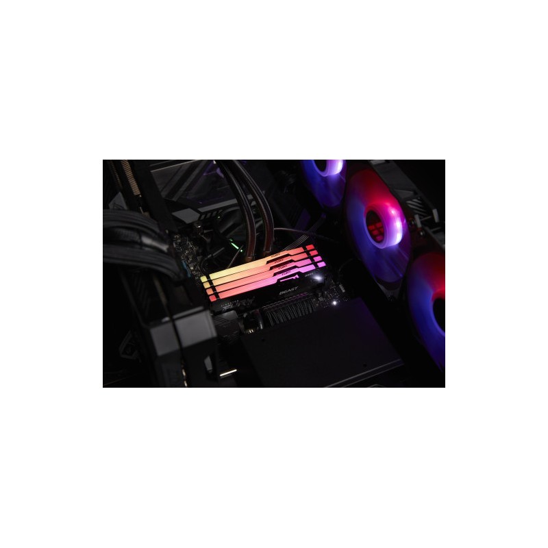 MEMORIA KINGSTON 64GB KIT2 6000MT/S DDR5 CL30 FURY BEAST RGB EXPO - KF560C30BBEAK2-64