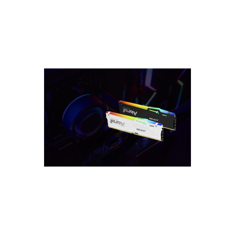 MEMORIA KINGSTON 64GB KIT2 6000MT/S DDR5 CL30 FURY BEAST RGB EXPO - KF560C30BBEAK2-64