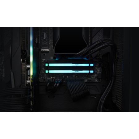MEMORIA KINGSTON 64GB KIT2 6000MT/S DDR5 CL30 FURY BEAST RGB EXPO - KF560C30BBEAK2-64