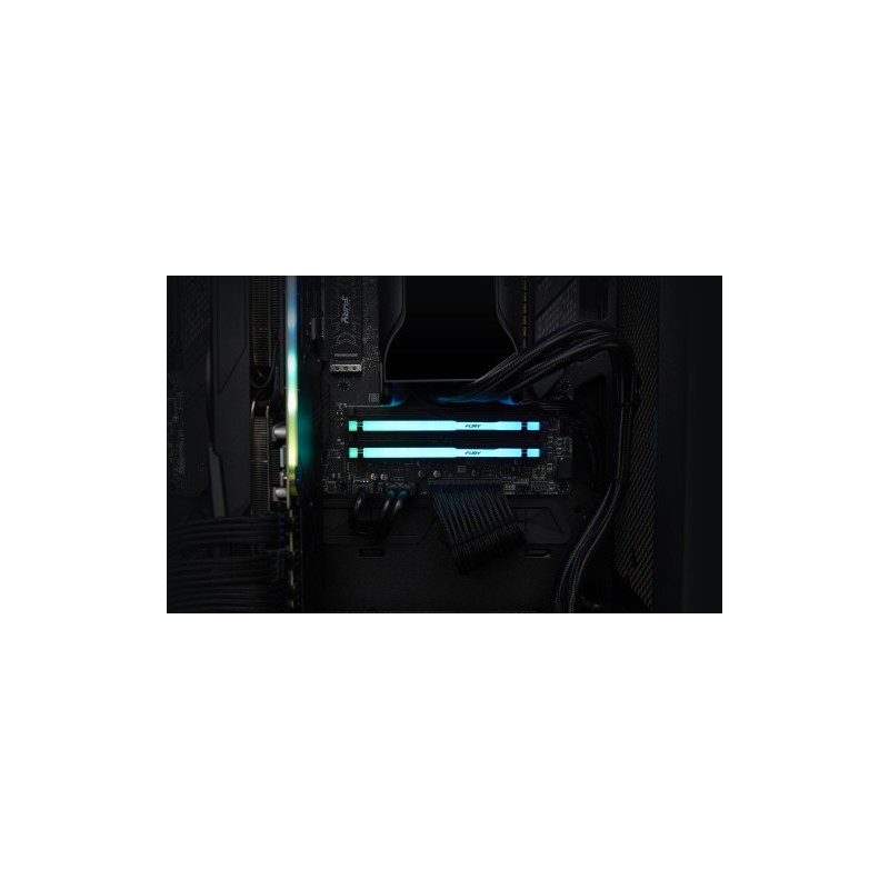 MEMORIA KINGSTON 64GB KIT2 6000MT/S DDR5 CL30 FURY BEAST RGB EXPO - KF560C30BBEAK2-64