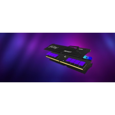MEMORIA KINGSTON 64GB KIT2 6000MT/S DDR5 CL30 FURY BEAST RGB EXPO - KF560C30BBEAK2-64