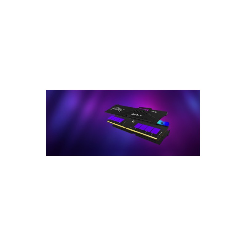 MEMORIA KINGSTON 64GB KIT2 6000MT/S DDR5 CL30 FURY BEAST RGB EXPO - KF560C30BBEAK2-64