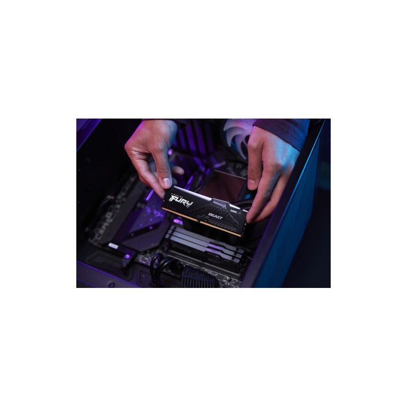 MEMORIA KINGSTON 64GB KIT2 6000MT/S DDR5 CL30 FURY BEAST RGB EXPO - KF560C30BBEAK2-64