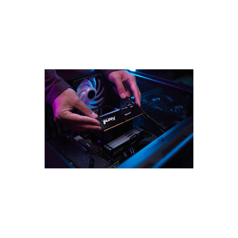 MEMORIA KINGSTON 64GB KIT2 6000MT/S DDR5 CL30 FURY BEAST RGB EXPO - KF560C30BBEAK2-64