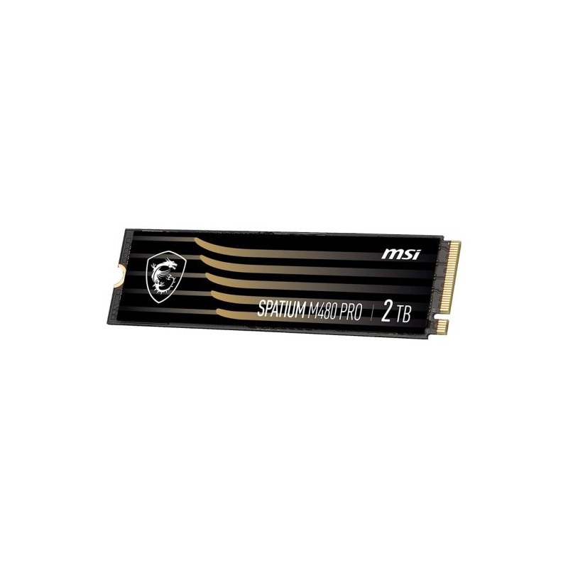MSI SPATIUM M480 PRO PCIE 4.0 NVME M.2 2TB unidad de estado sólido PCI Express 4.0 3D NAND