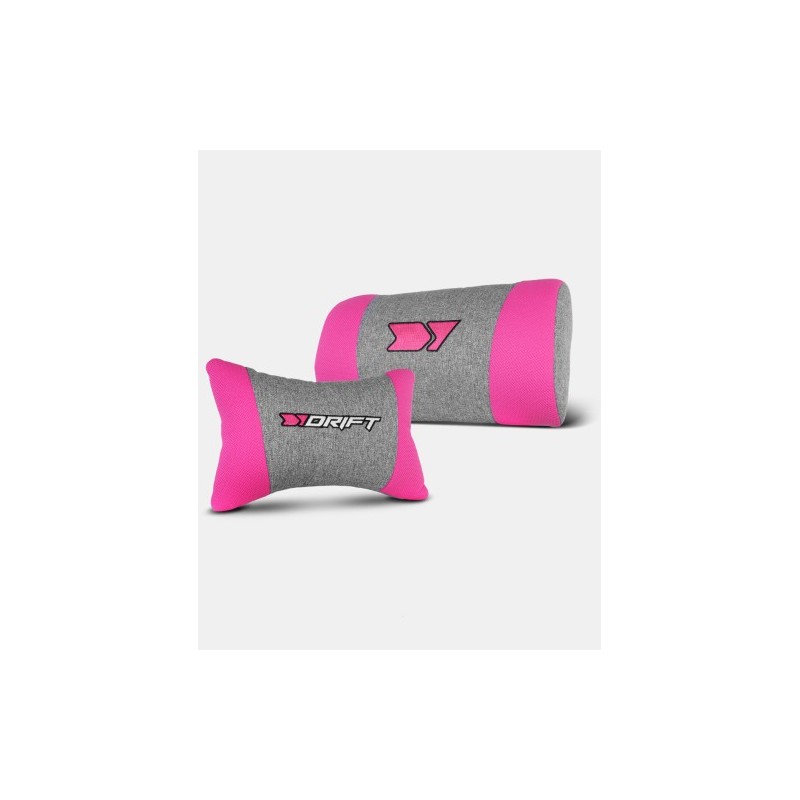 DRIFT DR90 PRO Silla para videojuegos de PC Asiento acolchado Gris, Rosa