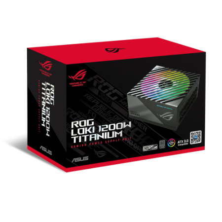 ASUS ROG -LOKI-1200T-SFX-L-GAMING unidad de fuente de alimentación 1200 W 20+4 pin ATX Negro, Plata