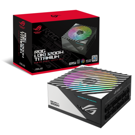 ASUS ROG -LOKI-1200T-SFX-L-GAMING unidad de fuente de alimentación 1200 W 20+4 pin ATX Negro, Plata