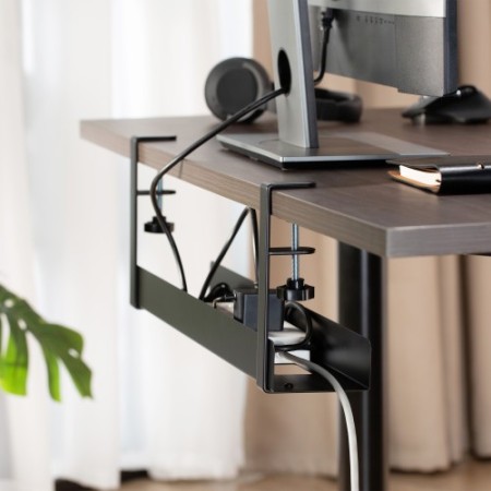 Ewent EW1548 organizador de cables Escritorio Bandeja de cables Negro 1 pieza(s)