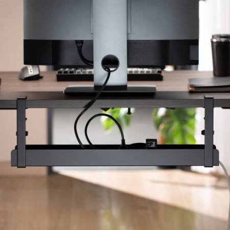 Ewent EW1548 organizador de cables Escritorio Bandeja de cables Negro 1 pieza(s)