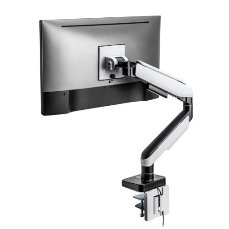 Ewent EW1509 soporte para monitor 124,5 cm (49″) Negro, Blanco Escritorio