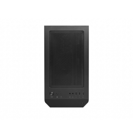 MSI MAG FORGE M100A carcasa de ordenador Micro Torre Negro, Transparente